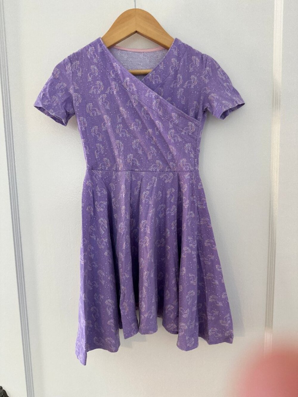 Custom Made Girls Unicorn Twirl Dress 4T